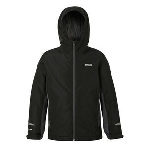 Regatta Childrens/Kids Hurdle Insulated Waterproof Jacket / Black/Seal Gray